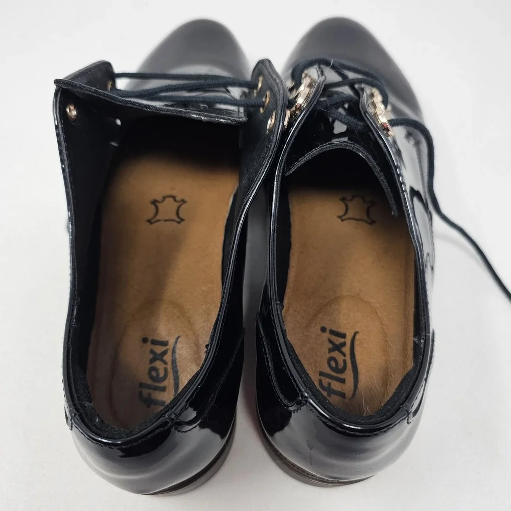 Flexi Comfort Shoes Women's Size 9‎ Black Oxford Walking Casual Mexico